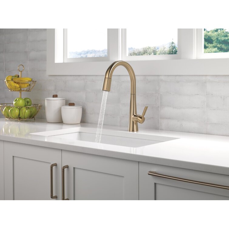 Delta Monrovia Pull Down Single Handle Kitchen Faucet & Reviews